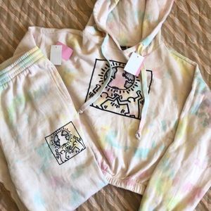 Keith Haring-MATCHING SWEAT PANT SET